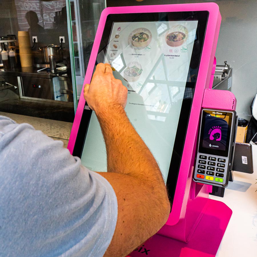 Kiosk Pro Table in roze